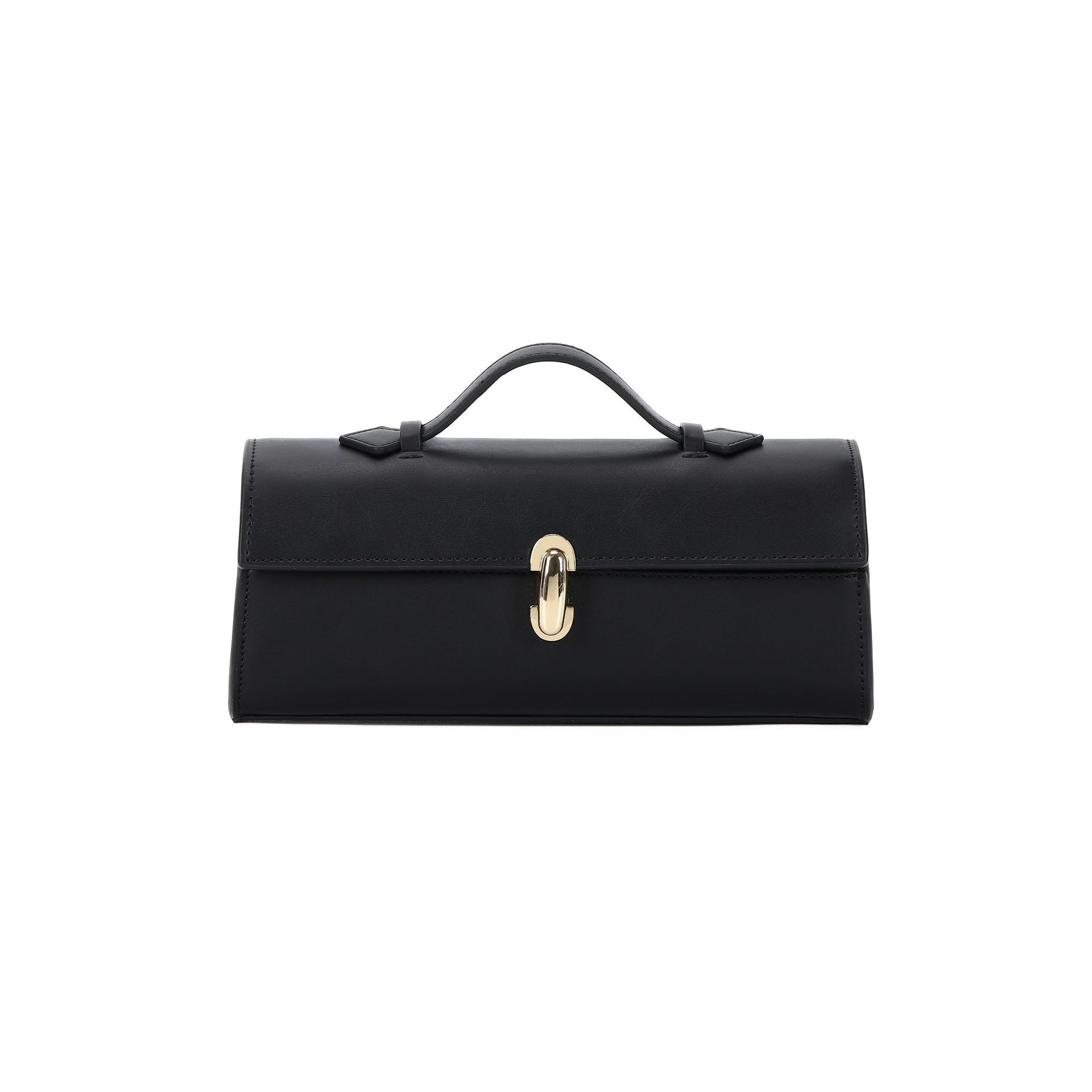 Women's Minimalist Shoulder Bag Elegant Italian Pu Square Handbag_voghion.com