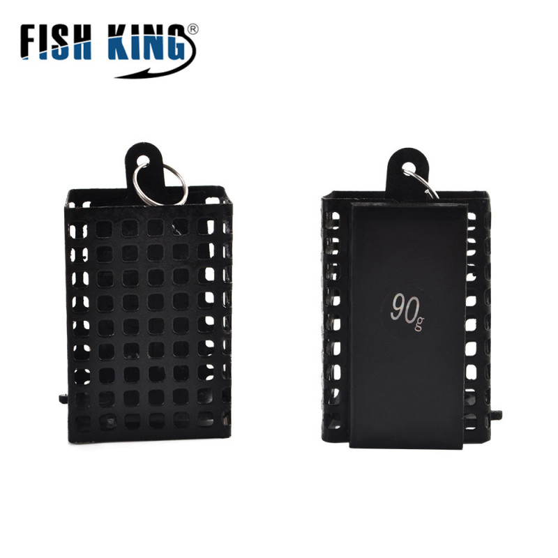 Fish king釣りグループ飛徳釣り角型鉄餌籠付餌道具打巣器feederクロスボーダー卸売り|undefined