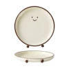 Cocoa beans 10-inch flat plate