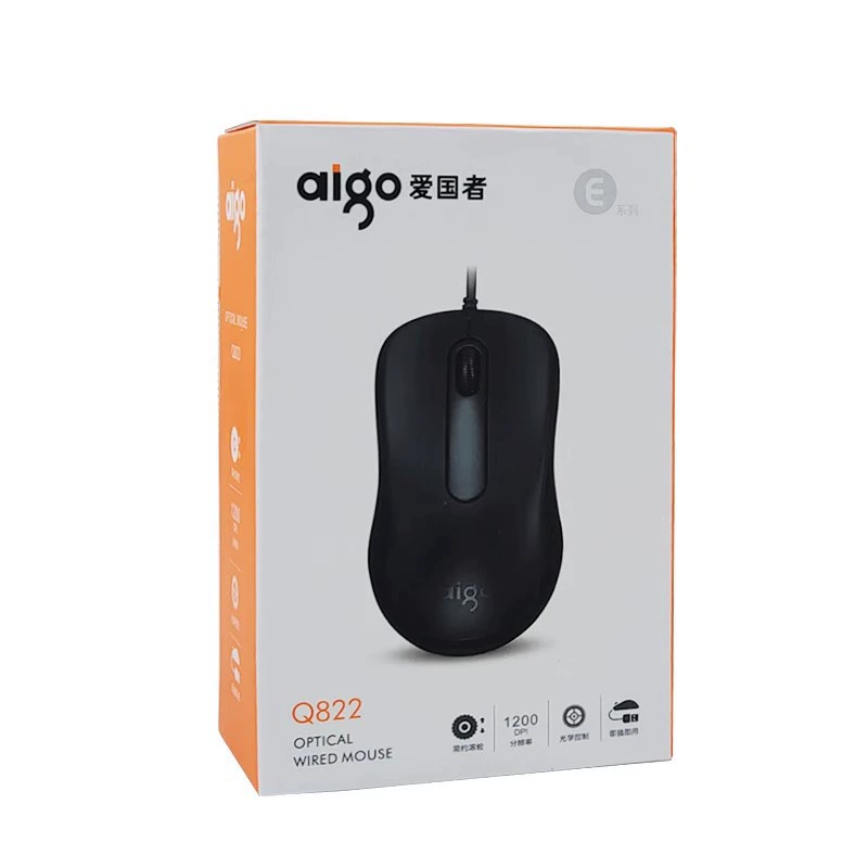Brand new wholesale 7204 wired office business mouse computer USB notebook desktop mouse