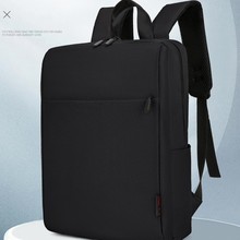 牛津休闲双肩包2025新款商务包电脑包usb可充电商务背包可印logo&