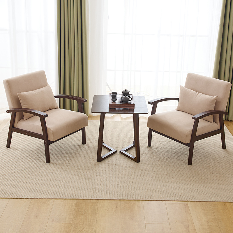 Balcony Tea Chair, Light Luxury and High-End Lazy Chair Three-Piece Set, Living Room Leisure Area Layout, One Table and Two Chairs Balcony Tea Chair, Light Luxury and High-End Lazy Chair Three-Piece Set, Living Room Leisure Area Layout, One Table and Two Chairs