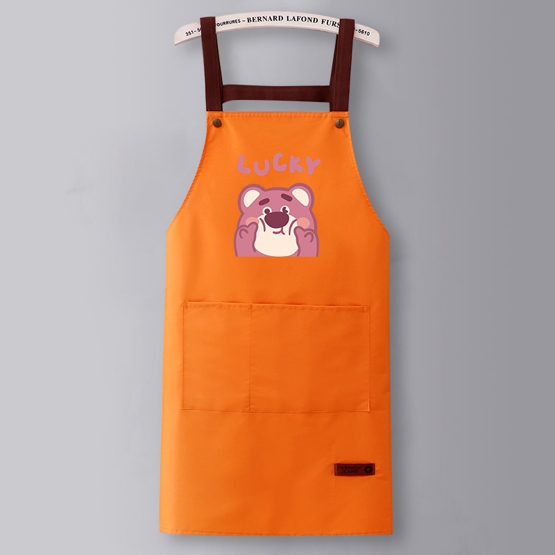 딸기 곰 LU orange-BC601 스트랩 네일 버클 더블 포켓 방수