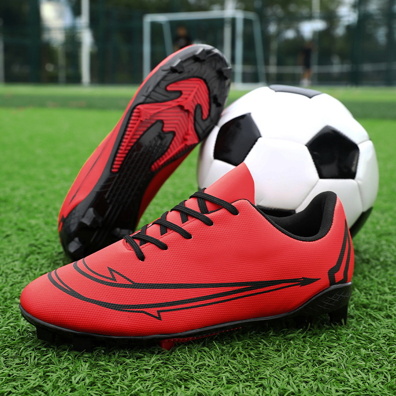 Baochuan nuevo anti-deslizante clavos zapatos de fútbol para niños zapatos de entrenamiento deportivo profesional de hombre zapatos deportivos juveniles bajos