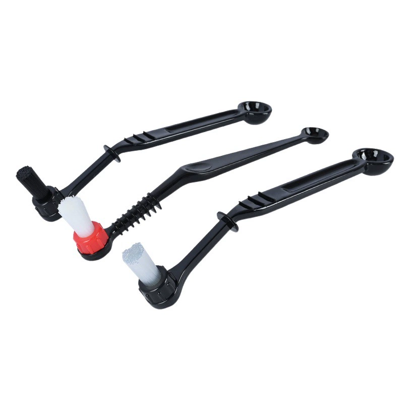 Кофейная щетка Полуавтоматическая кофемашина Щетка для чистки головки Специальная щетка Щетка против ожогов Нейлоновая щетка