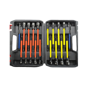 New Product 19-Piece Set 6-14mm Extended Strong Magnetic Sleeve Extended Strong Magnetic Wind Batch Sleeve Pneumatic Magnetic Sleeve