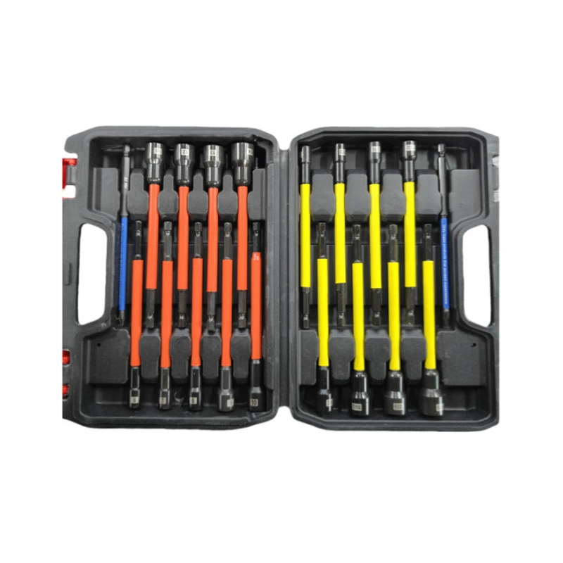 Новый продукт, набор из 19 предметов, 6-14 мм, удлиненный сильный магнитный рукав, удлиненный сильный магнитный ветровой рукав, пневматический магнитный рукав