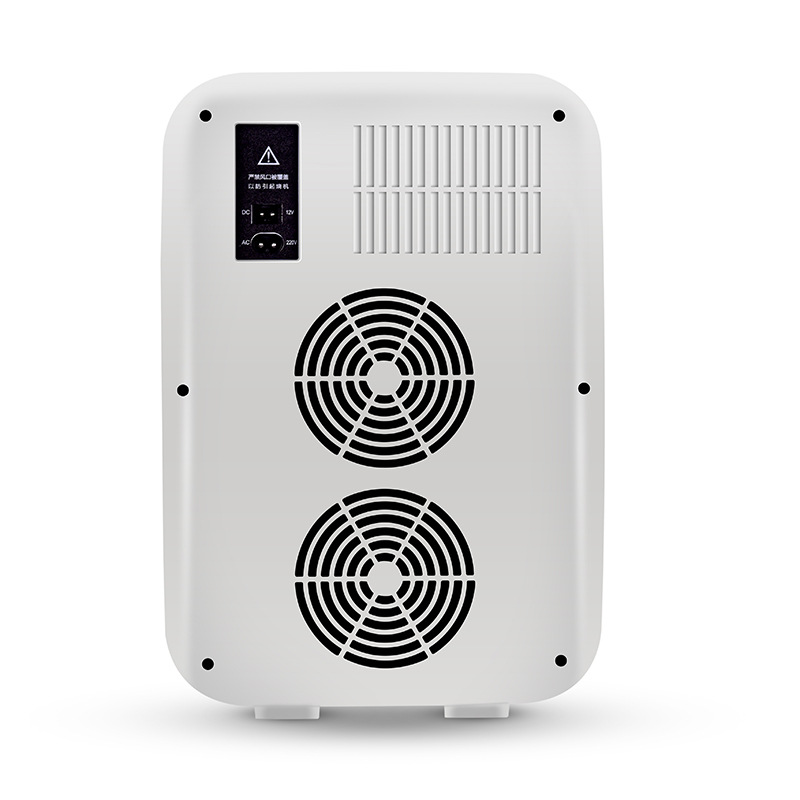 Una pieza al por mayor 20L CNC refrigerador de automóvil dormitorio mini pequeño refrigerador de vidrio para automóviles domésticos de doble uso