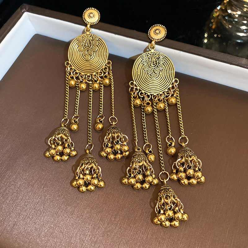 Drop Earrings Classification 1 Pair Retro Ethnic Style Geometric Alloy Drop Earrings