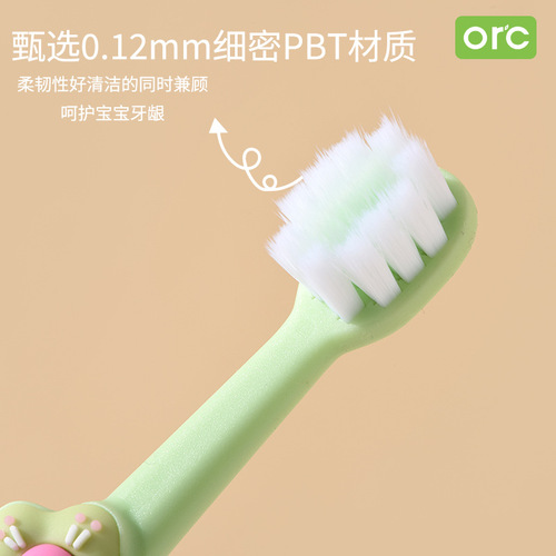 New 2024 Children's Soft Hair Toothbrush Flower Cute Baby Practice Toothbrush for Supermarket Chain Manufacturers