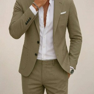 Cross-Border Foreign Trade New Digital Print Suit Set Two-Piece Men's Large Size Suit Jacket Men's Suit