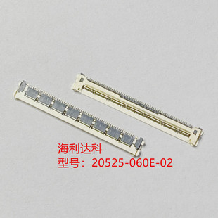 I-PEXԭ�b 20525-060E-02  60pin �g��0.4mm LVDS 僽�Һ�����ӿ�