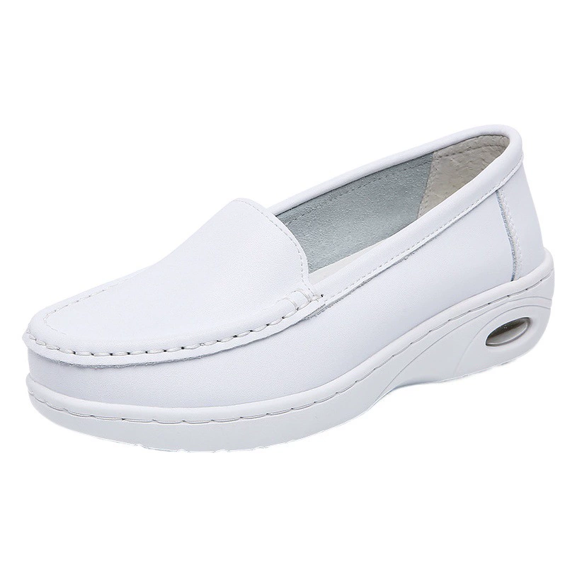 Новая летняя обувь для медсестер, женская мягкая подошва, дышащая, устойчивая к запаху стопа, Удобная Нескользящая универсальная толстая подошва, медицинская Рабочая обувь