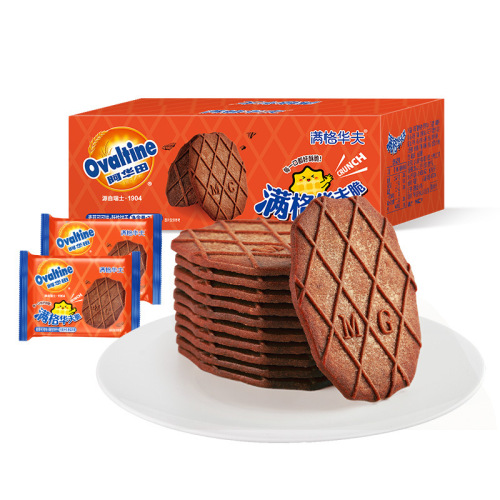 Mange Waffle Ovaltine Mange Waffle Crisp 315g children's crackers afternoon tea snacks