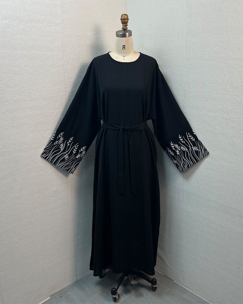 F430 Foreign Trade Cross-border E-commerce Dubai Arab Embroidered Robe Fashion Long Dress In Stock_ecoleips.com