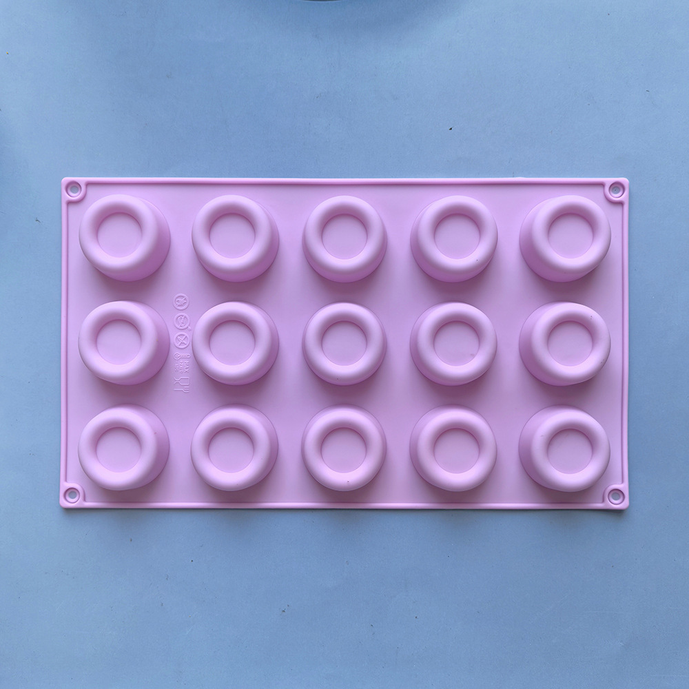 15 tapones 535 molde de silicona de chocolate DIY molde de decoración de galletas de pastel molde de pudín de hielo