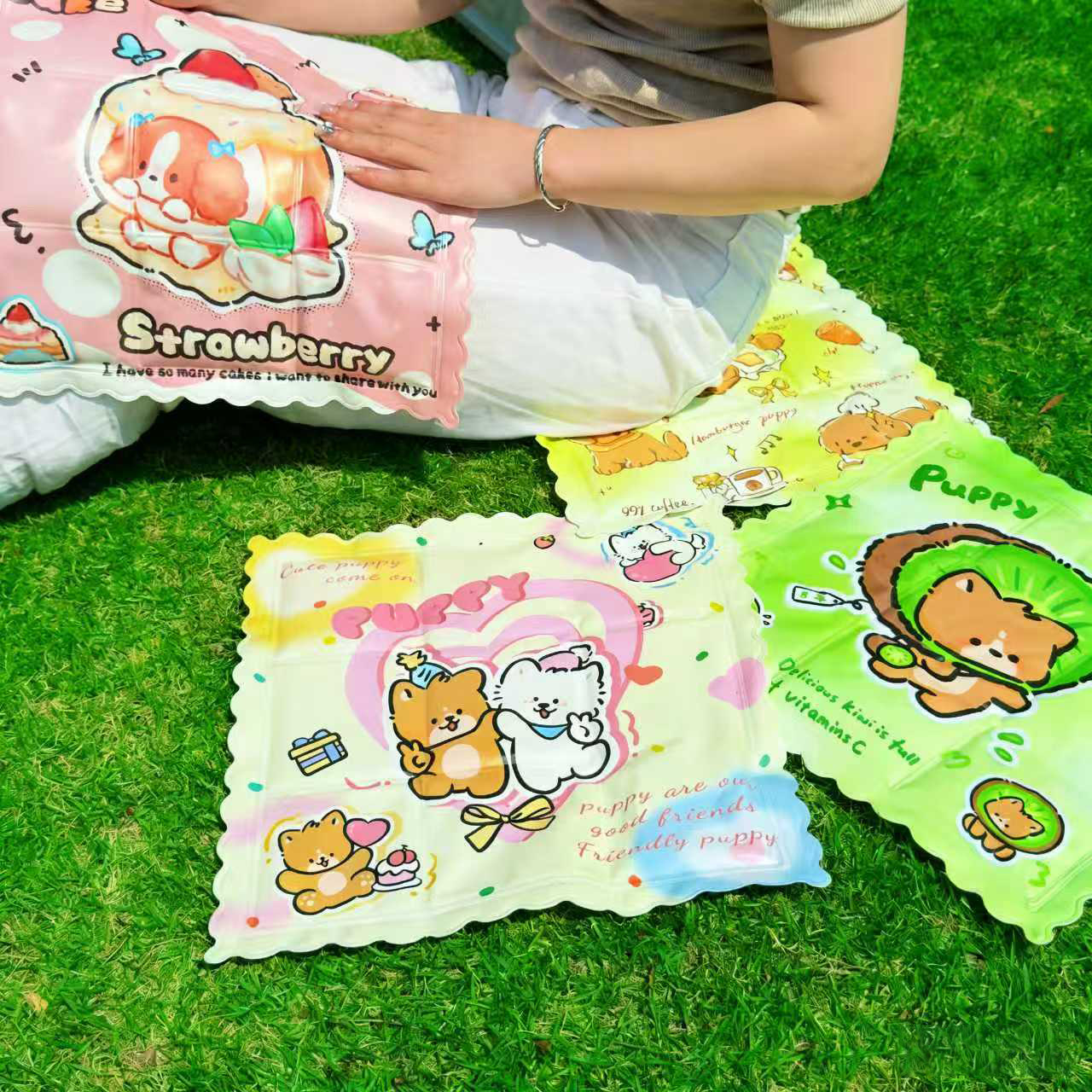 2026 New Summer Products Cartoon Ice Pads and Cushions for Summer Students, Cooling Pads, Cute Cool Cushions Wholesale