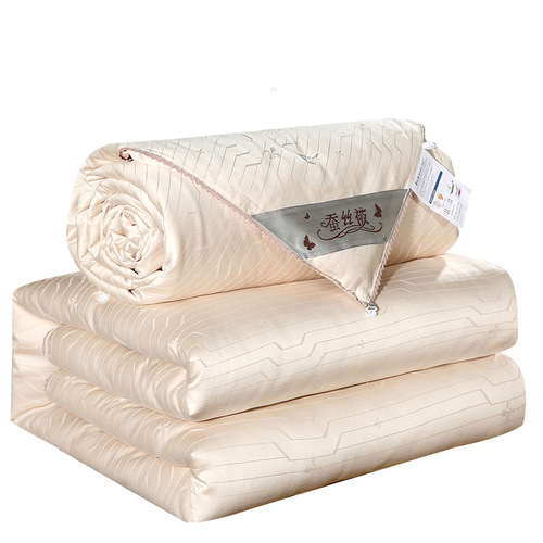 80S 100% Cotton Silk Comforter Core Hand-Thickened Warm Silk Winter Comforter for Couples Summer Cotton Air Conditioning Comforter with Shipping