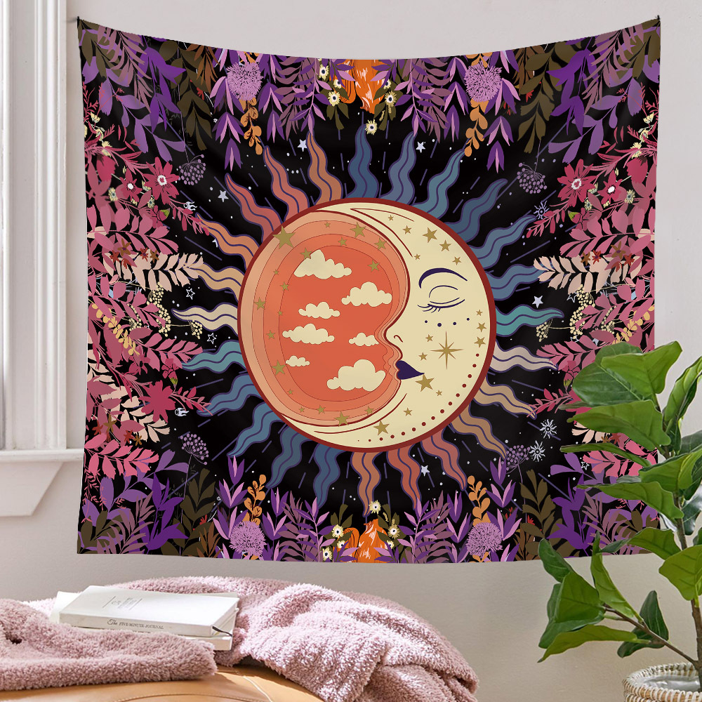 Bohemian Constellation Printing Wall Decoration Cloth Tapestry Wholesale Nihaojewelry display picture 11