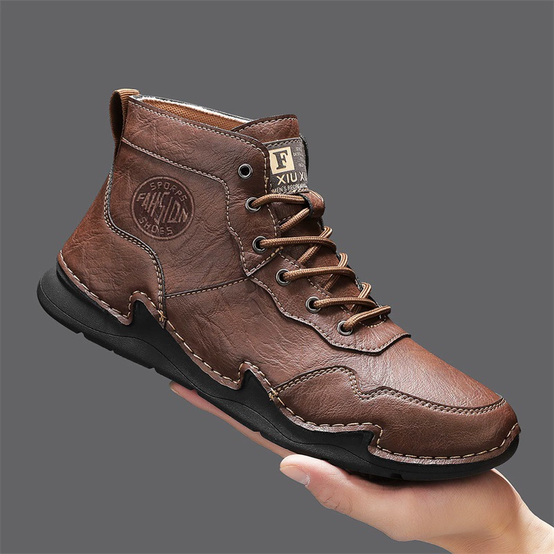 Ботинки martens из натуральной кожи, высокие, с утеплёнными вариантами, размеры 38–46