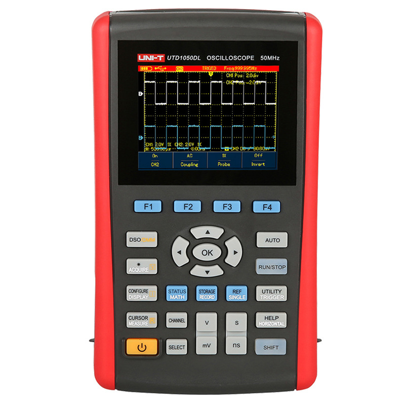 优利德UTD1050DL手持式示波器双通道数字存储示波器示波表万用表