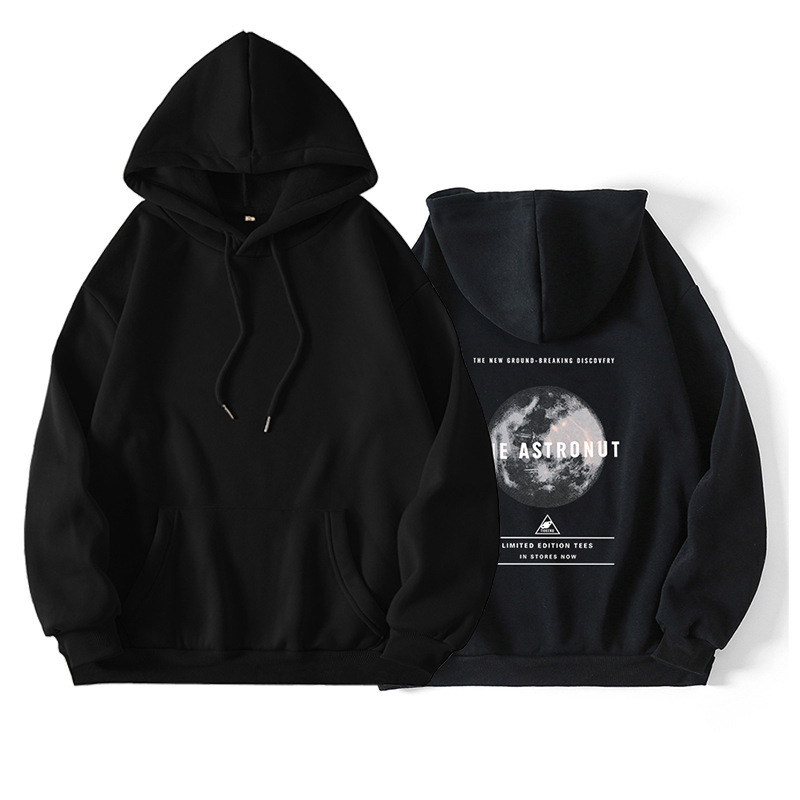 Blessyuki Harajuku Loose Graphic Hoodie Male Autumn Overseas