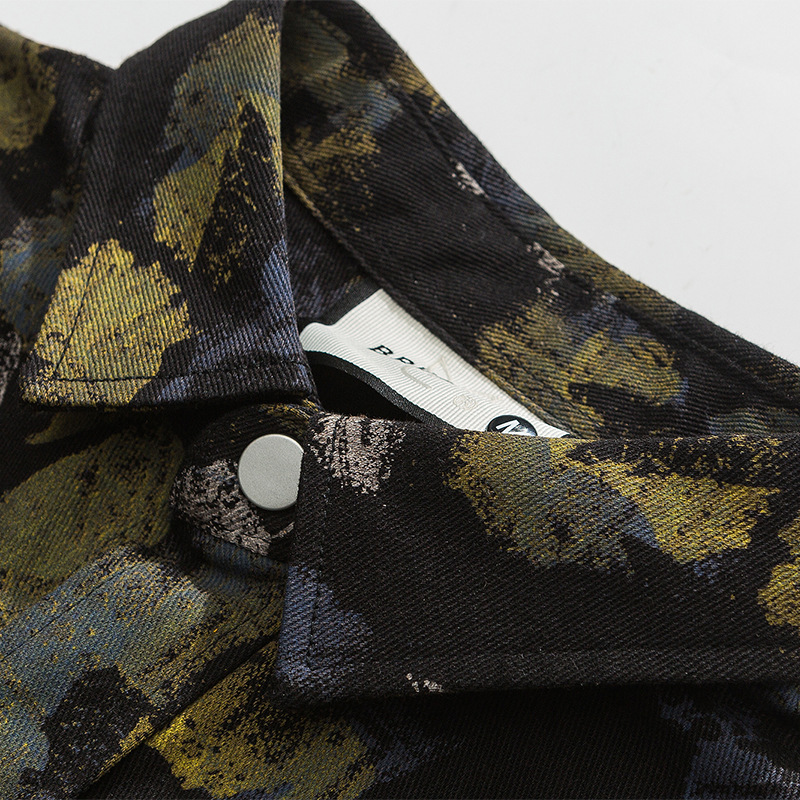 Camicia di jeans uomo stile hong kong giacca di jeans ampia casual_voghion.com