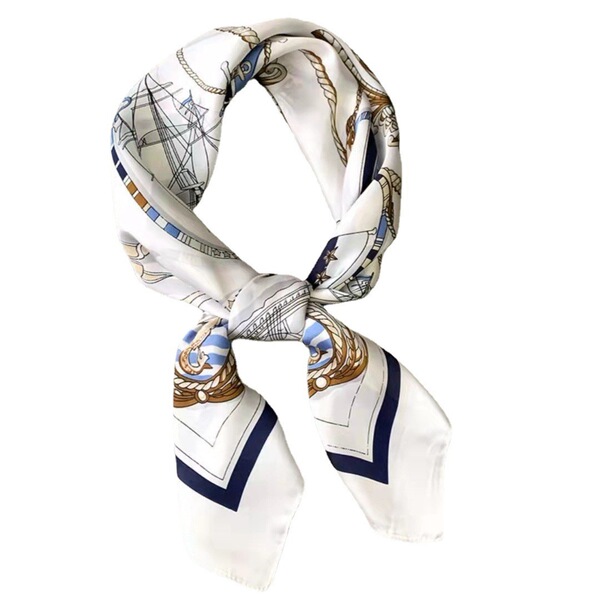 retro three dimensional handkerchief with letters