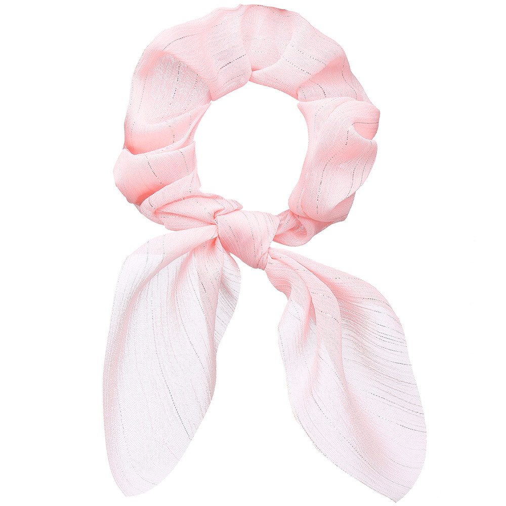 Retro Simple Romantic Pure Color Hair Scrunchies display picture 7