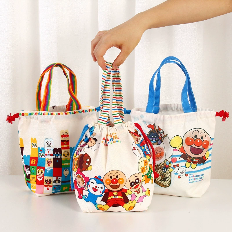 Сумка для ланча в японском стиле на шнурке для студентов-работников для хранения сумок для ланча, сумка для ланча, сумка для ланча