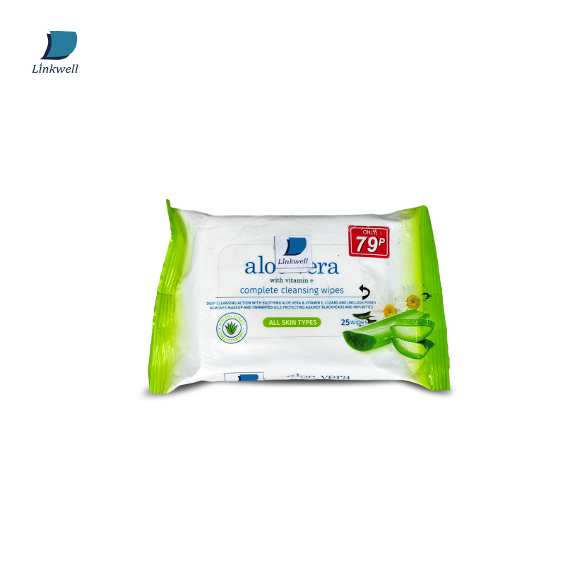 Customized - Bag of 25 Makeup Remover Wipes, Vitamin E Aloe Vera Essence Makeup Remover Wipes, Makeup Remover Cotton Pads, Soft for Pregnant Women