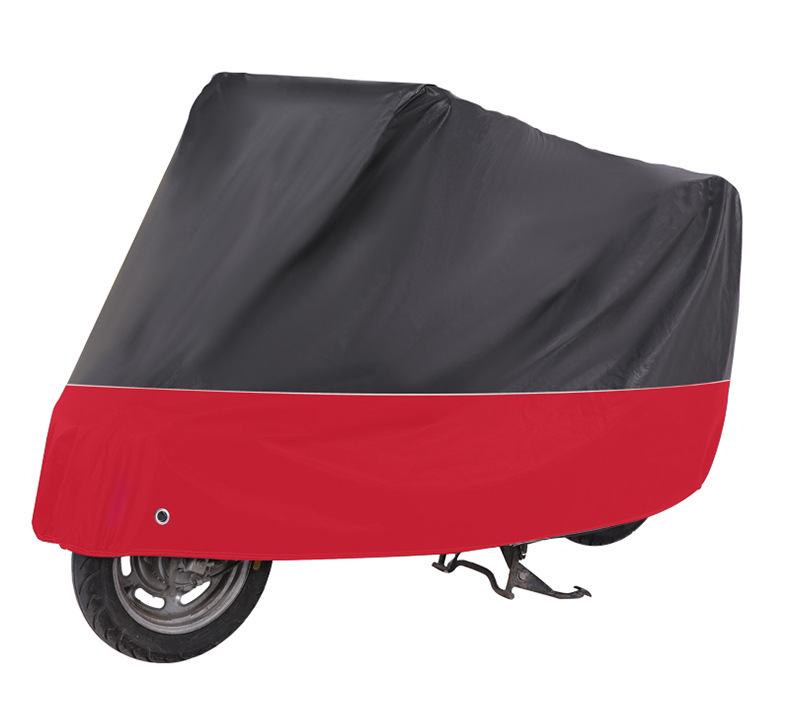 Motorcycle Cover Rain-proof Sun-proof Thickened Motorcycle Car Cover Rain-proof Snow-proof Motorcycle Cover Thickened and Long