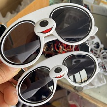 京威2022新款儿童熊猫眼镜冰男女儿童墨镜墩墩可爱熊猫太阳镜墨镜