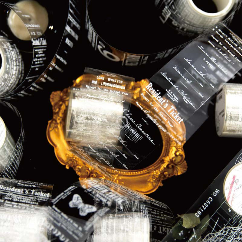 暮光之城PET胶带  旧日碎片系列 手帐DIY装饰复古素材打底贴纸6款