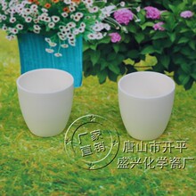 唐山兴易牌99氧化铝100ml 弧形刚玉坩埚 1600℃