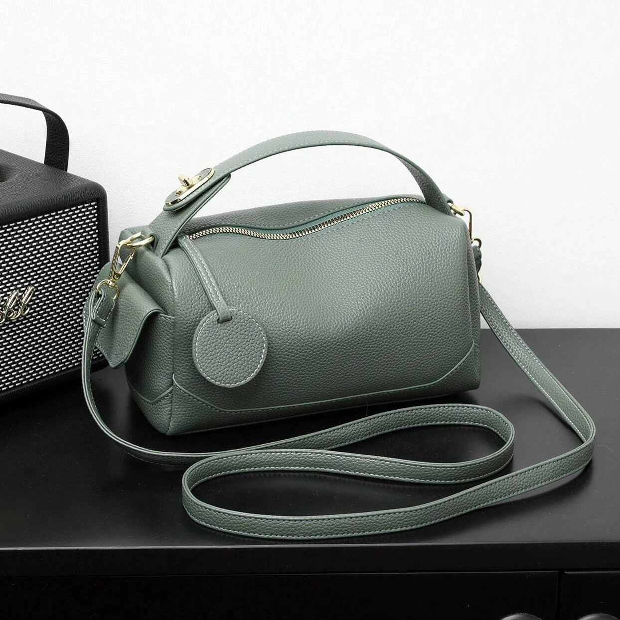 Сумка для женщин новая мода наклон из мягкой кожи большой емкости коммутирующих Бостон подушечка для женщины сумка для плеча