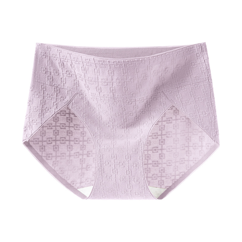 Ropa interior de abdomen de algodón puro para mujer entrepierna antibacteriana de algodón puro para niñas de cintura alta sin costuras y transpirables bragas de talla grande