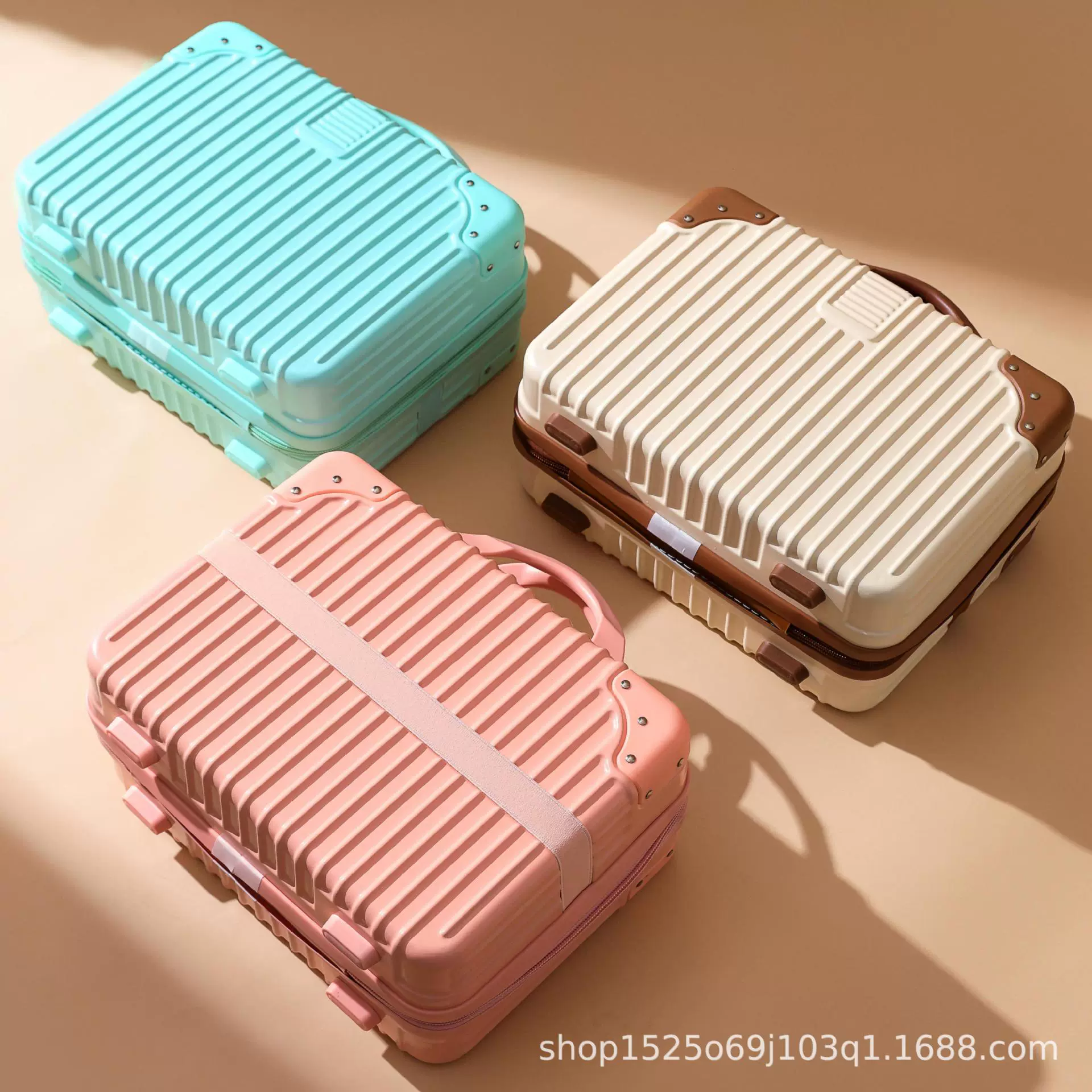 14寸手提箱小手提箱子小行李箱密码旅行箱收纳化妆箱伴手礼礼品箱