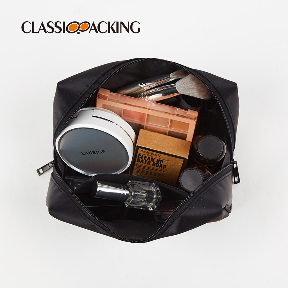 Fábrica al por mayor de gran capacidad de almacenamiento de cuidado de la piel bolsa Multifuncional-El logotipo del bolso del lápiz labial del embrague de las mujeres se puede imprimir