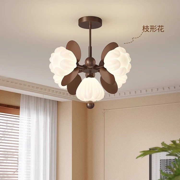 [Wow] Arte creativo minimalista Estilo medio francés 2025 nuevo lirio de los valles flor protección ocular habitación para niños dormitorio