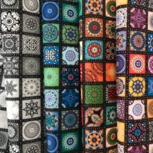 工厂现货韩版时尚印花革民族风托盘茶盘相框手机壳人造革产地货源