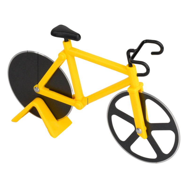Велосипед резак для пиццы Мотоцикл для пиццы Cut Double Wheel пицца Cut Slitter колесо для пиццы
