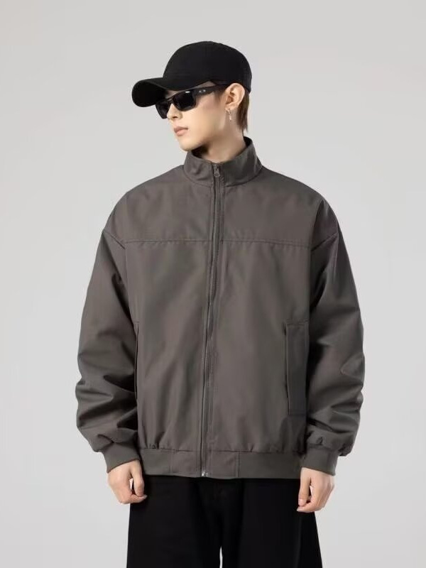美式复古三防棉衣工装飞行夹克男士户外机能棉服立领外套春秋季|undefined
