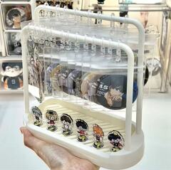 高颜値食谷好物収納棚ins風ミニバースタンド展示棚デスクトップシンプルジュエリー置物