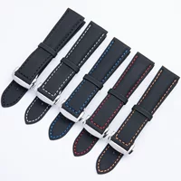 Кожаный нижний нейлоновый холст для Omega морской конек Casi * Omega Seiko Water Ghost Ремешок 19/20/21/22 мм