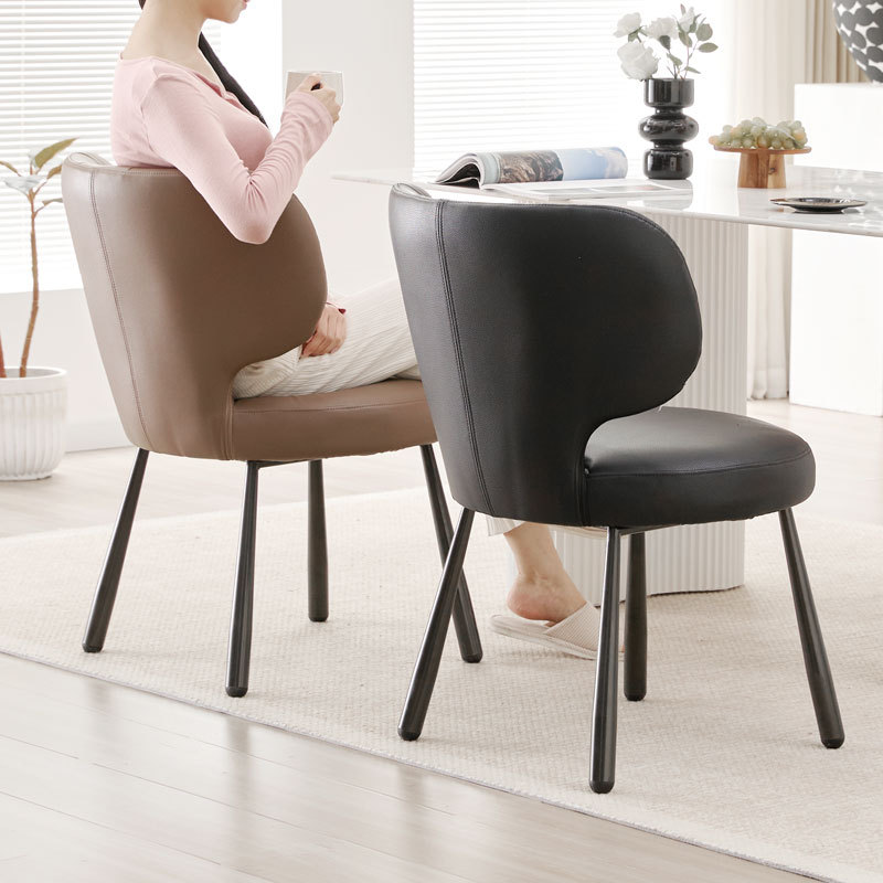 Dining Chair, Home Light Luxury, High-End Dining Table and Chairs, Restaurant Modern Simple Backrest Stool, Hotel Chair, Living Room Negotiation Chair