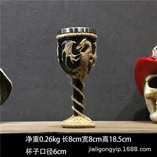 Taza de dragón volador de hueso