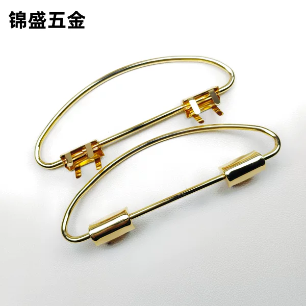 Luggage Accessories Gift Box Metal Handle Moon Cake Box Rice Dumpling Box Light Gold Iron Handle Hand Carry