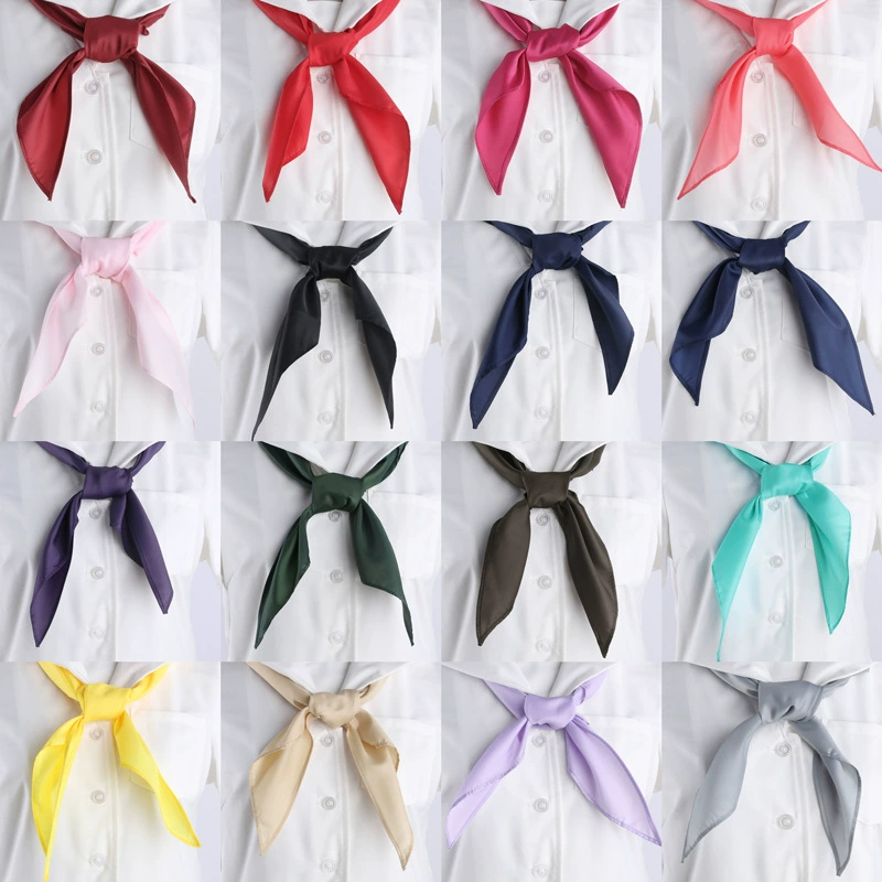 [22 цвета в] Равномерный треугольный шарф JK Матросский шарф