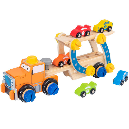 Children's Brain Screw Nut Combination Toy for Boys, Intelligent Assembleable Screwdriver, Assembly Truck, for Baby 2-3-4 Years Old